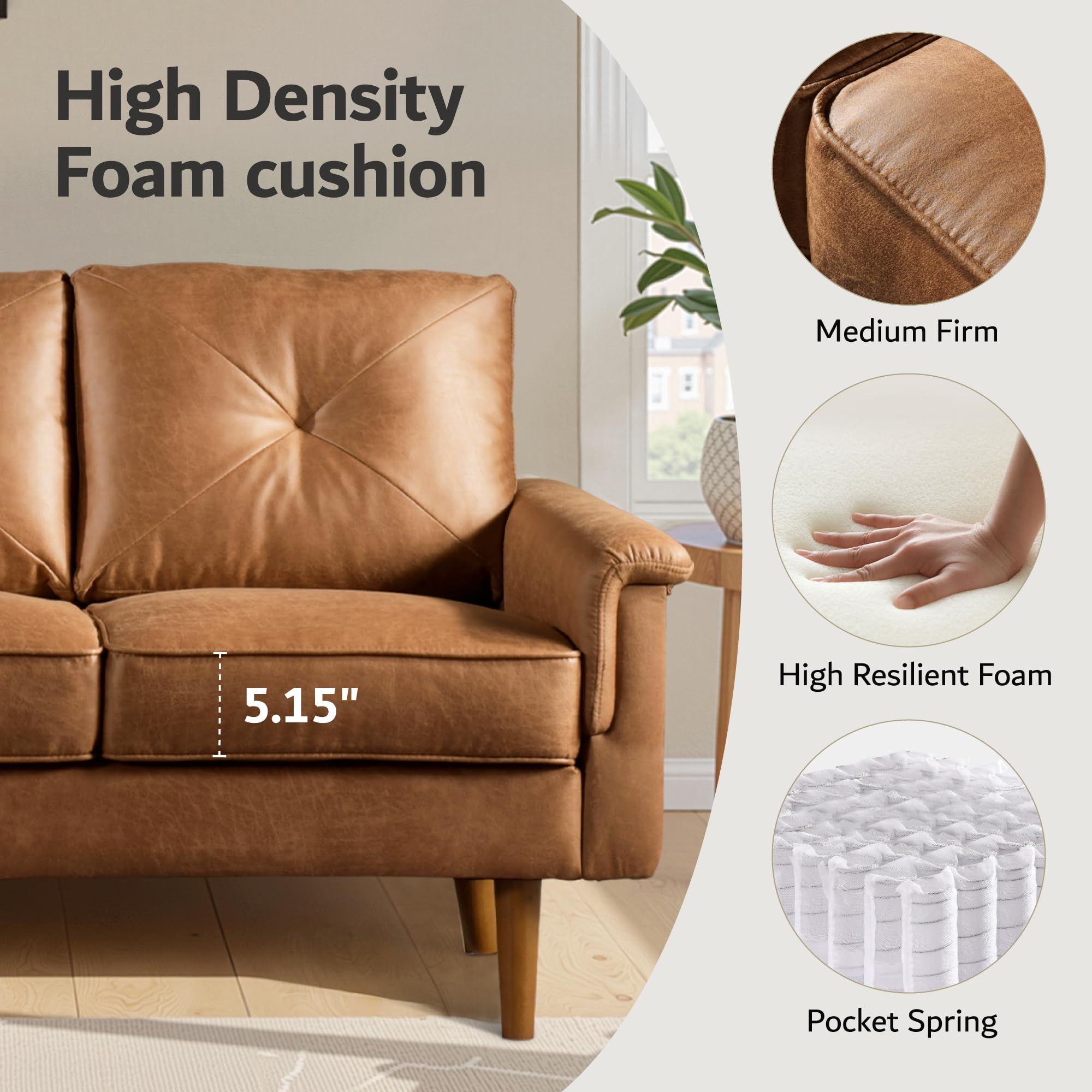 3 Seater Sofa with Deep Seat