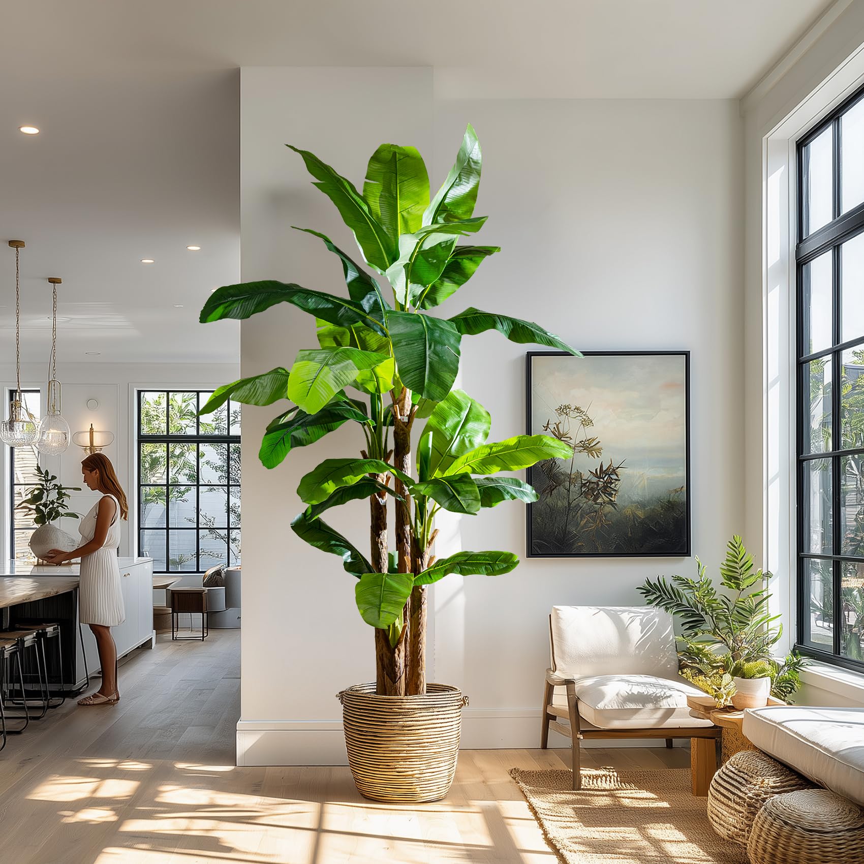 9ft Artificial Banana Tree