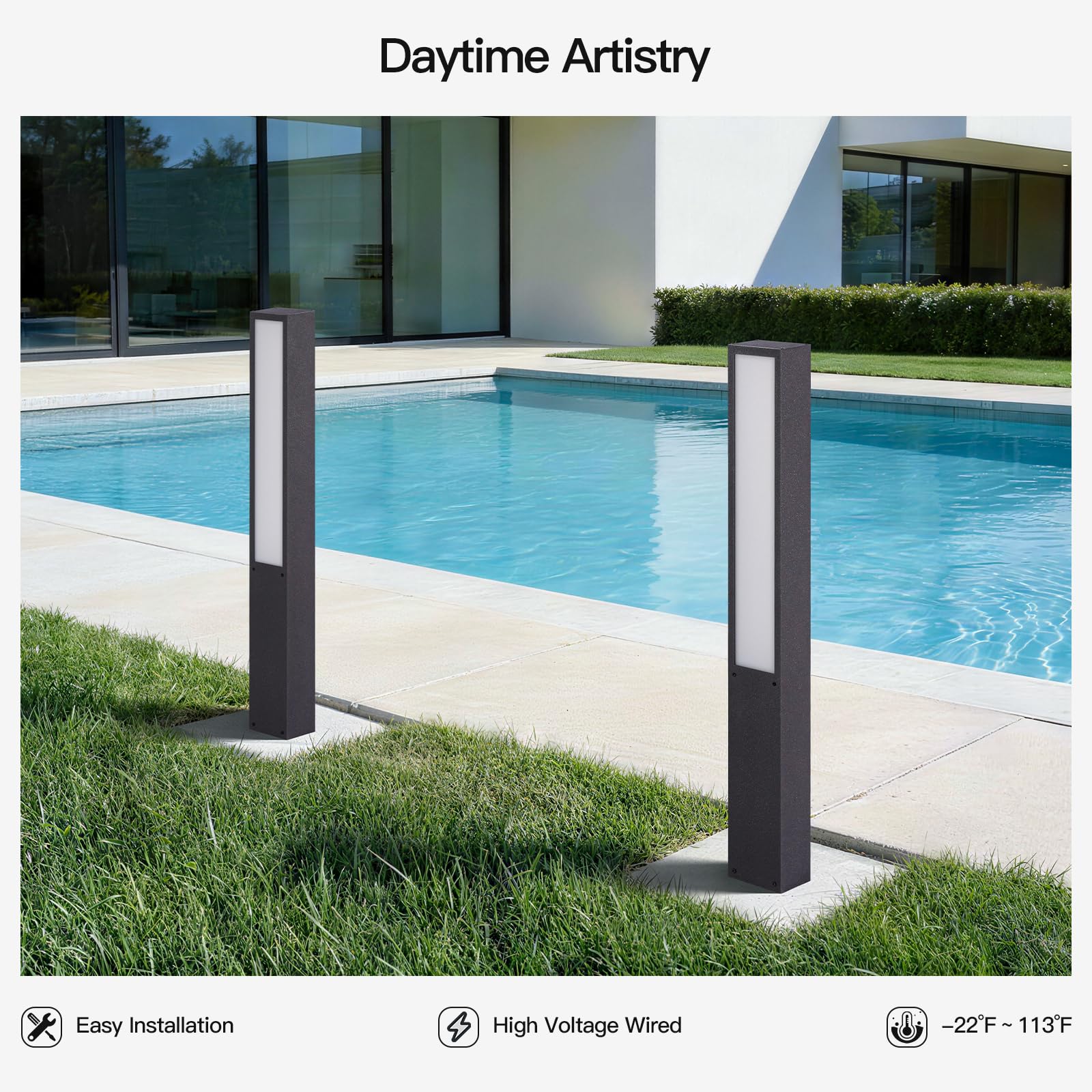 LED Outdoor Pathway Bollard Light