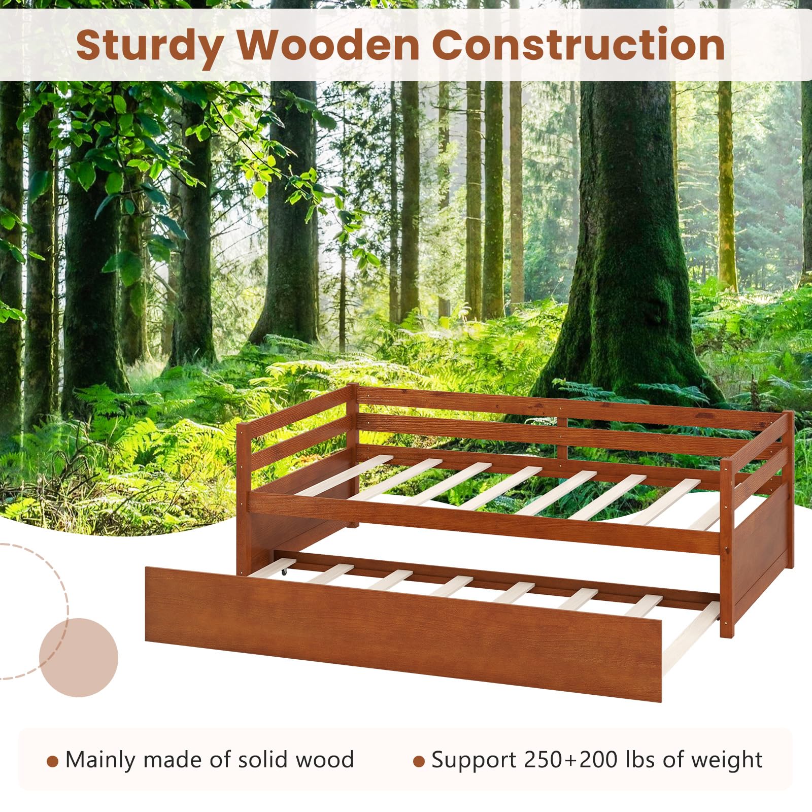 Twin Daybed with Trundle