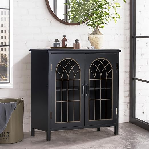 Accent Storage Cabinet with 2 Doors and Shelves