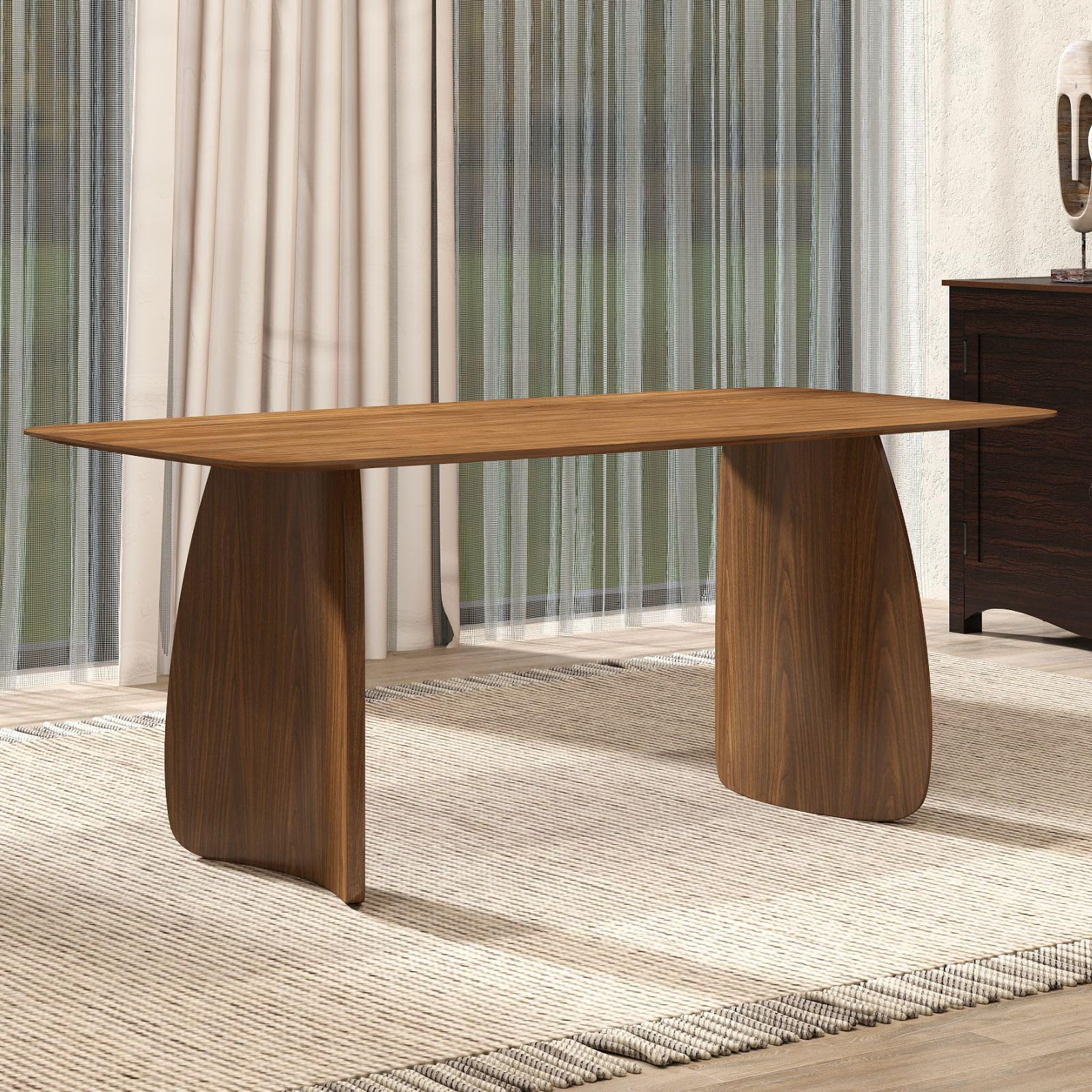 Modern Wooden Dining Table for 6-8 People