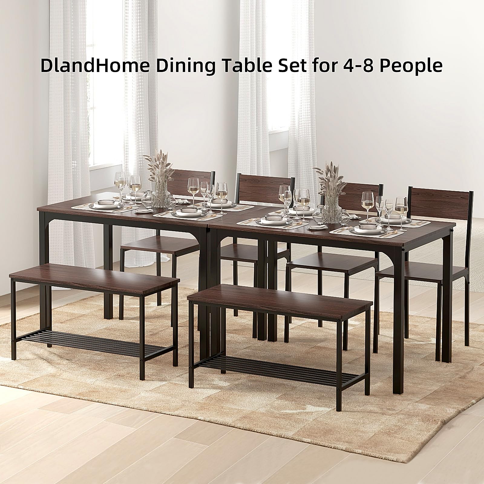 4-Piece Modern Dining Table Set