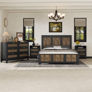 4-Piece Queen Bedroom Set - Platform Bed, Nightstands & Dresser