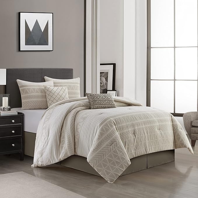 King Size Jacquard Comforter Set