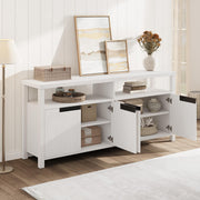 63" Farmhouse TV Stand for TVs Up to 65 Inches