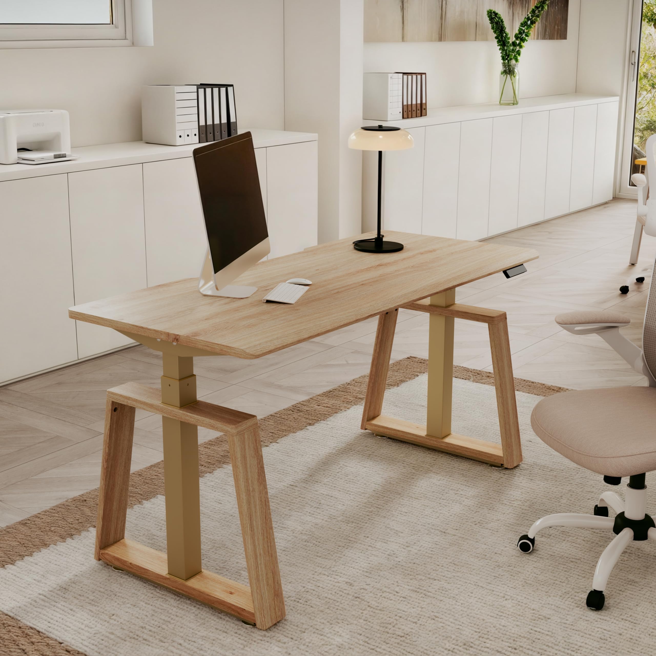 63" Electric Standing Desk with Touch Screen