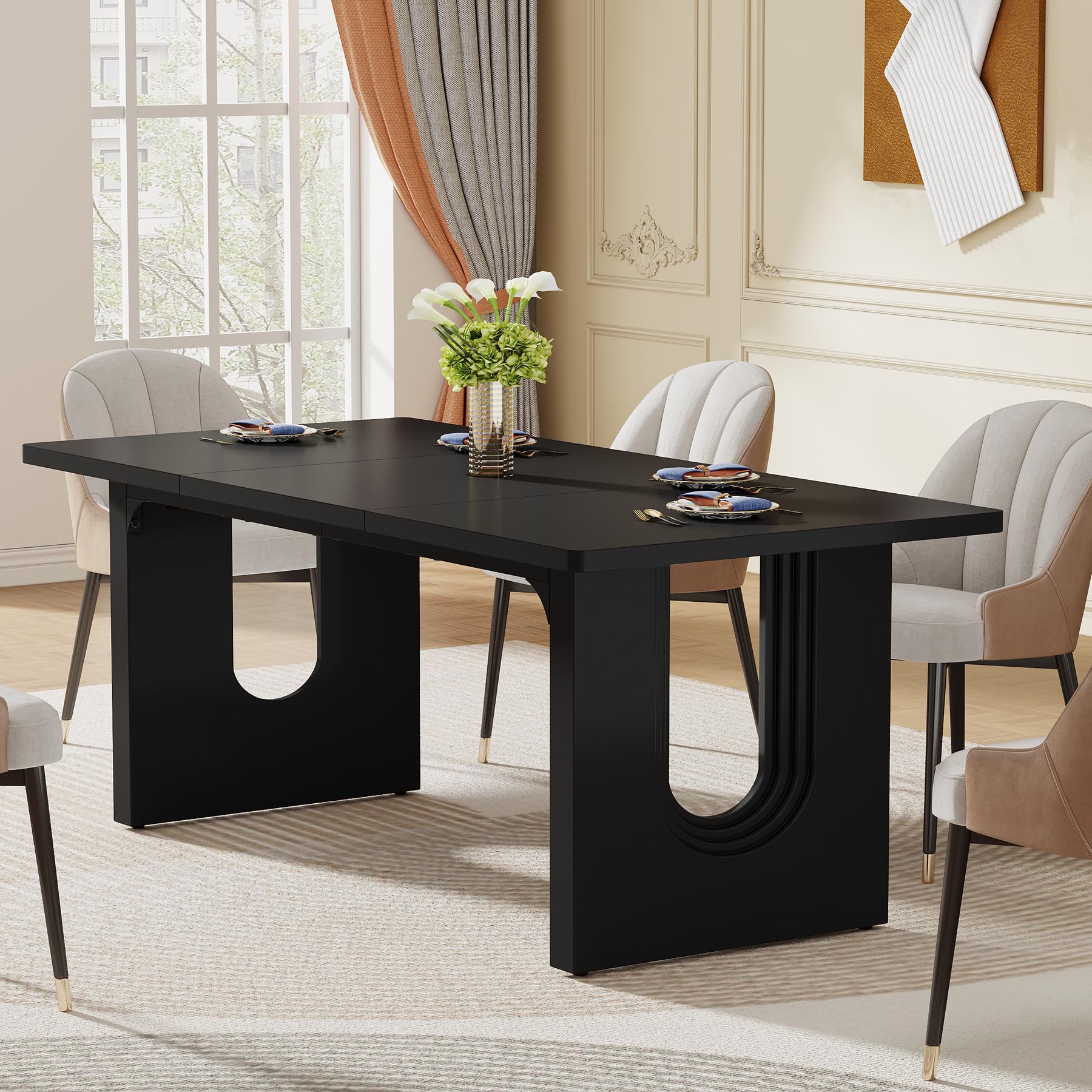 Modern Dining Table for 6-8 People
