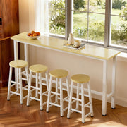 5-Piece Bar Height Table Set with Stools