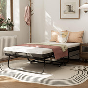 Folding Bed with Memory Foam Mattress 75x46