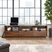 Sauder Harvey Park TV Credenza, Accommodates up to 70-Inch TV, Large Credenza - Grand Walnut Finish