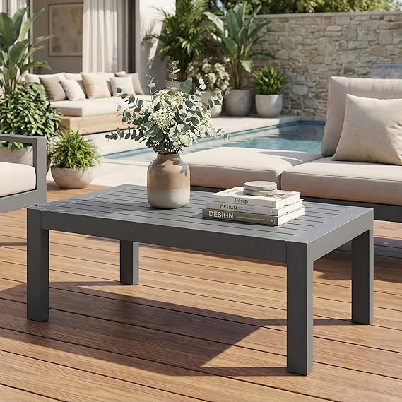 Aluminum Outdoor Coffee Table