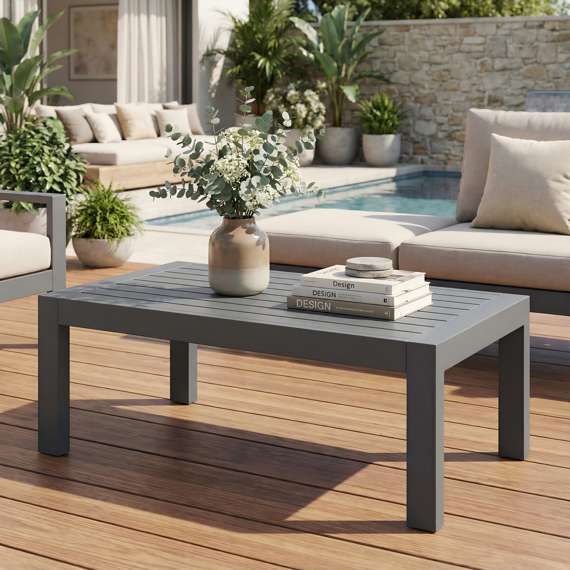 Aluminum Outdoor Coffee Table