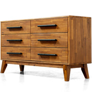 6-Drawer Solid Wood Dresser