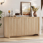 Fluted Sideboard Buffet Cabinet with Storage