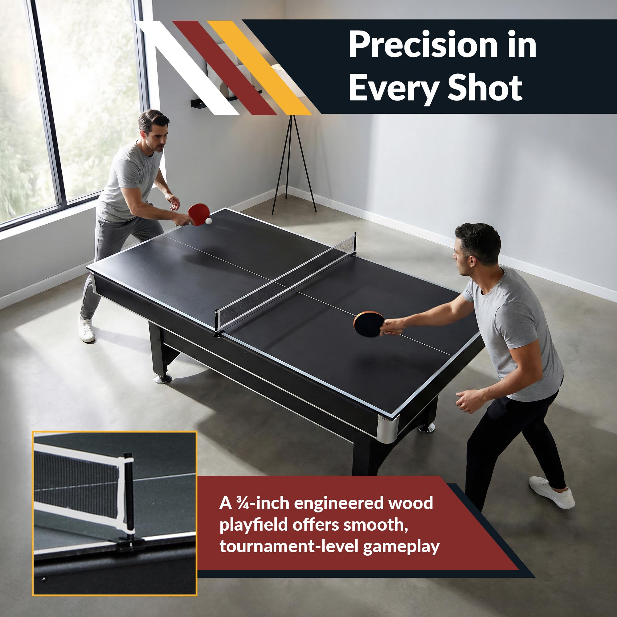 6ft Pool & Table Tennis Combo Table