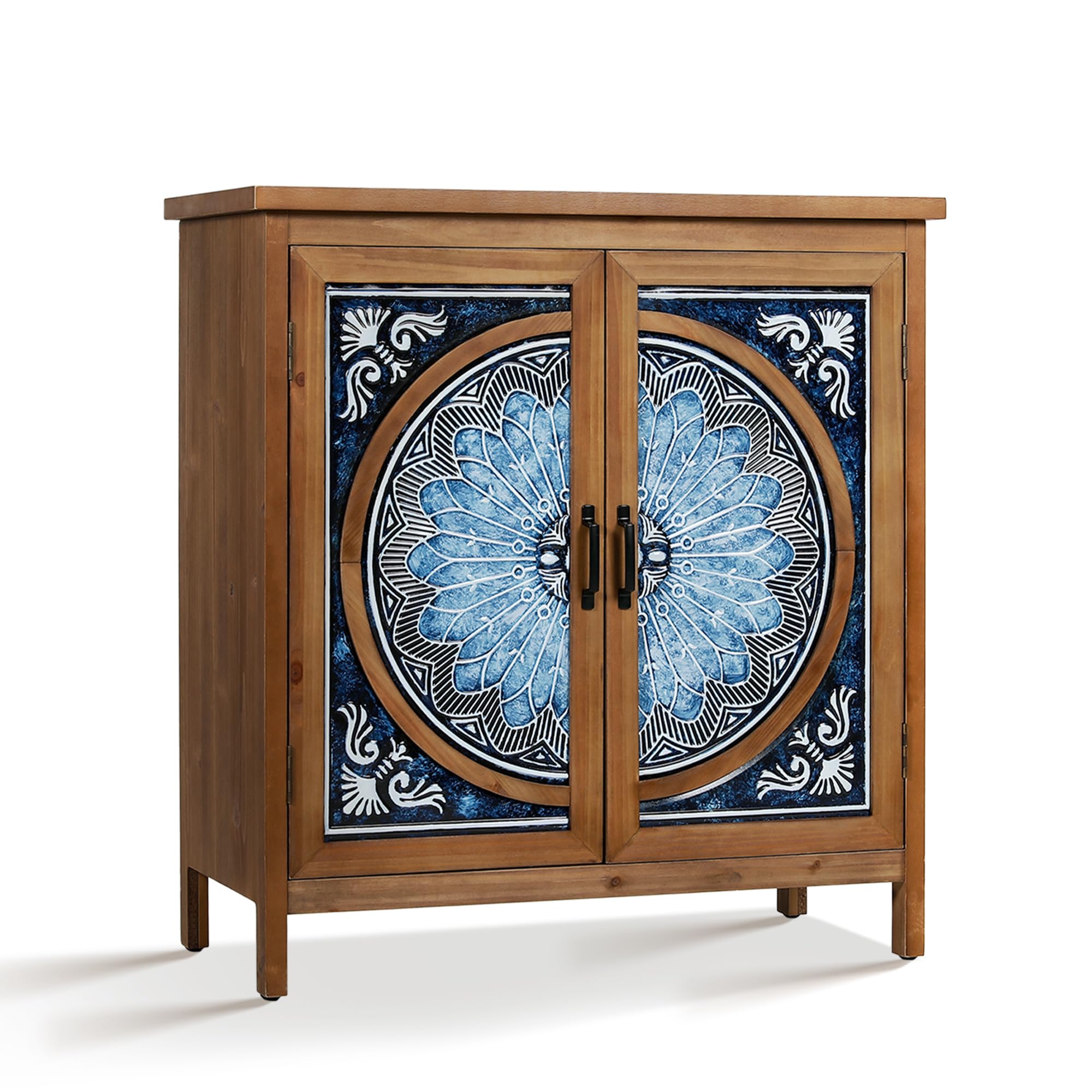Accent Storage Cabinet with 2 Doors and Shelves