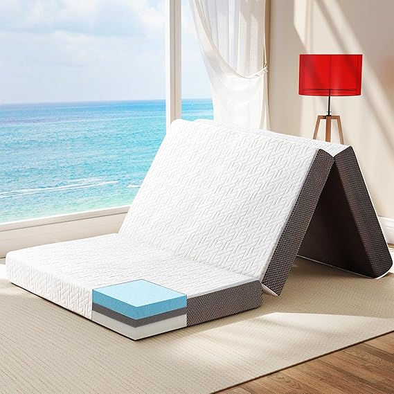 Tri-Folding Memory Foam Mattress Full Size