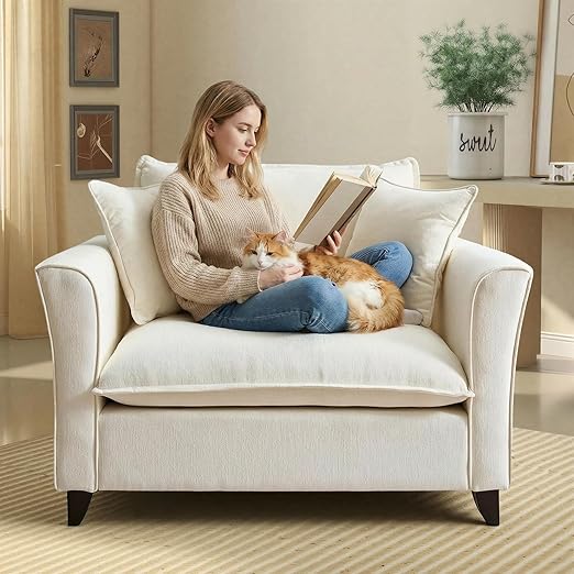 Pink Chenille Accent Chair with Removable Cover