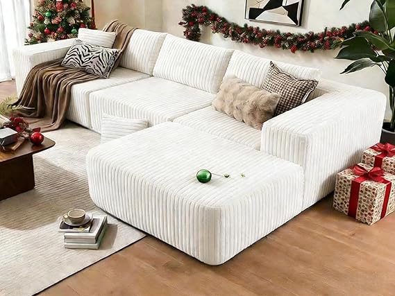 110" L-Shape Modular Sectional Sofa