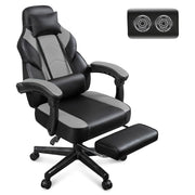 Ergonomic Gaming Chair with Footrest and Massage Lumbar