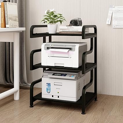 3-Tier Printer Stand with Wheels
