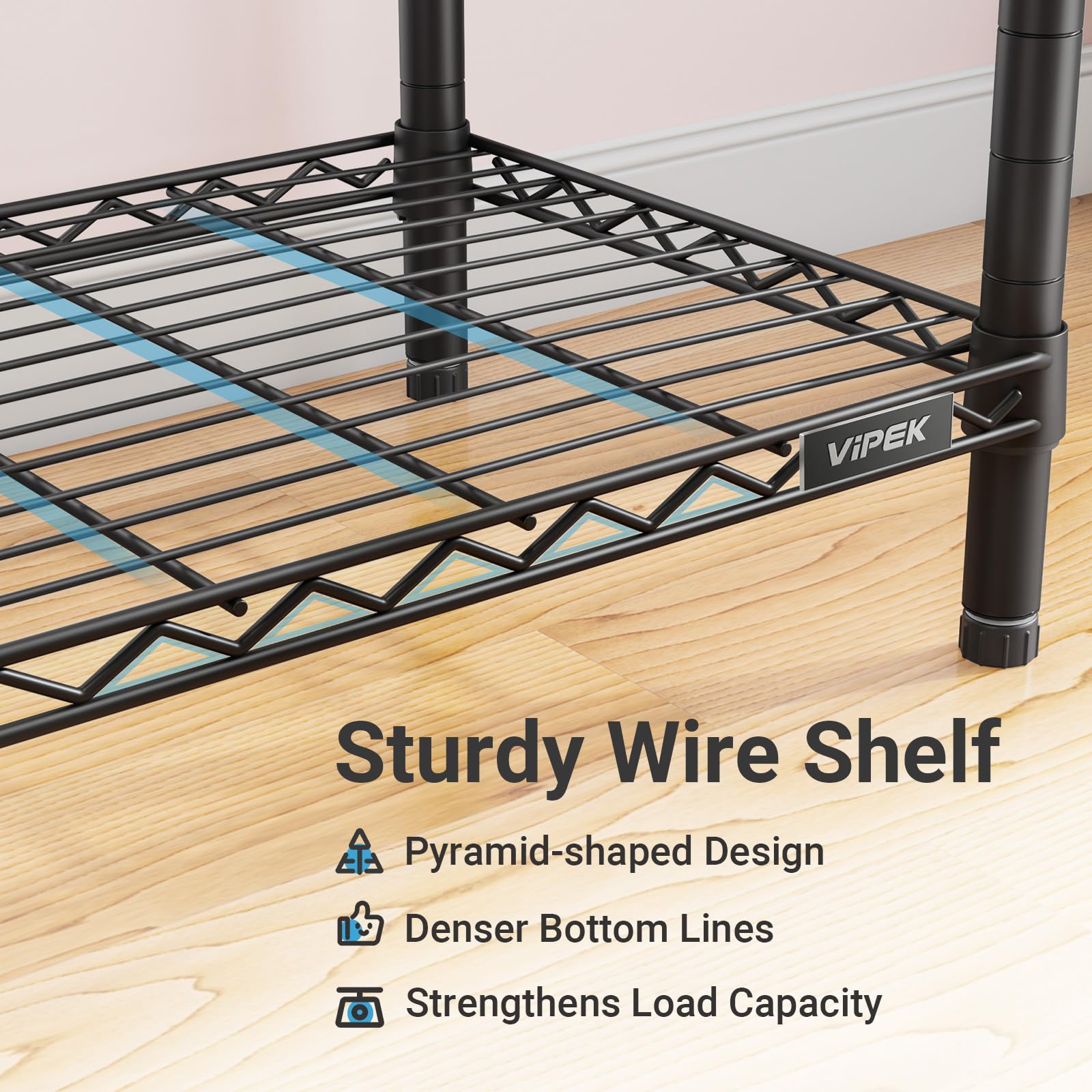 Heavy Duty Clothes Rack Freestanding Closet Organizer