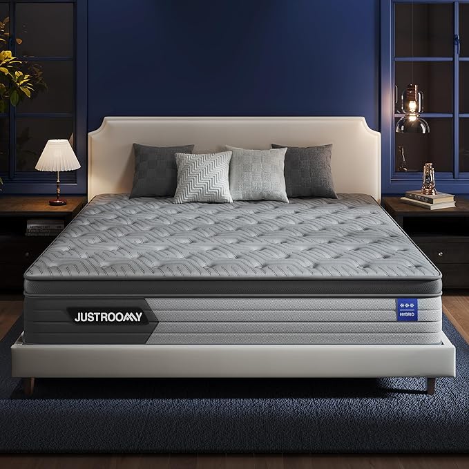 14 Inch Hybrid Queen Mattress with Gel Memory Foam