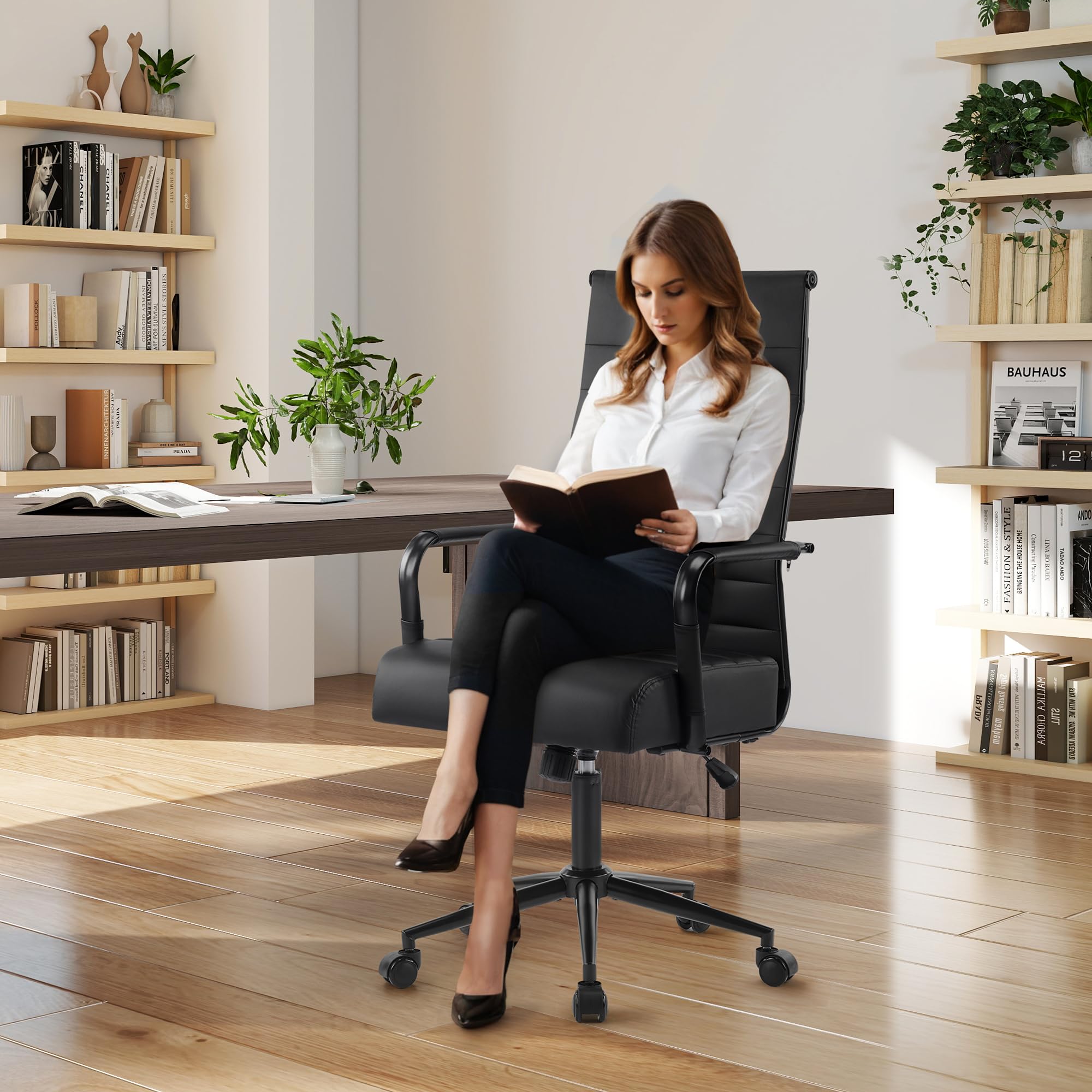 Ergonomic Executive Office Chair with High Back