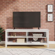 Modern TV Stand with 4 Open Shelves for TVs up to 65 Inches