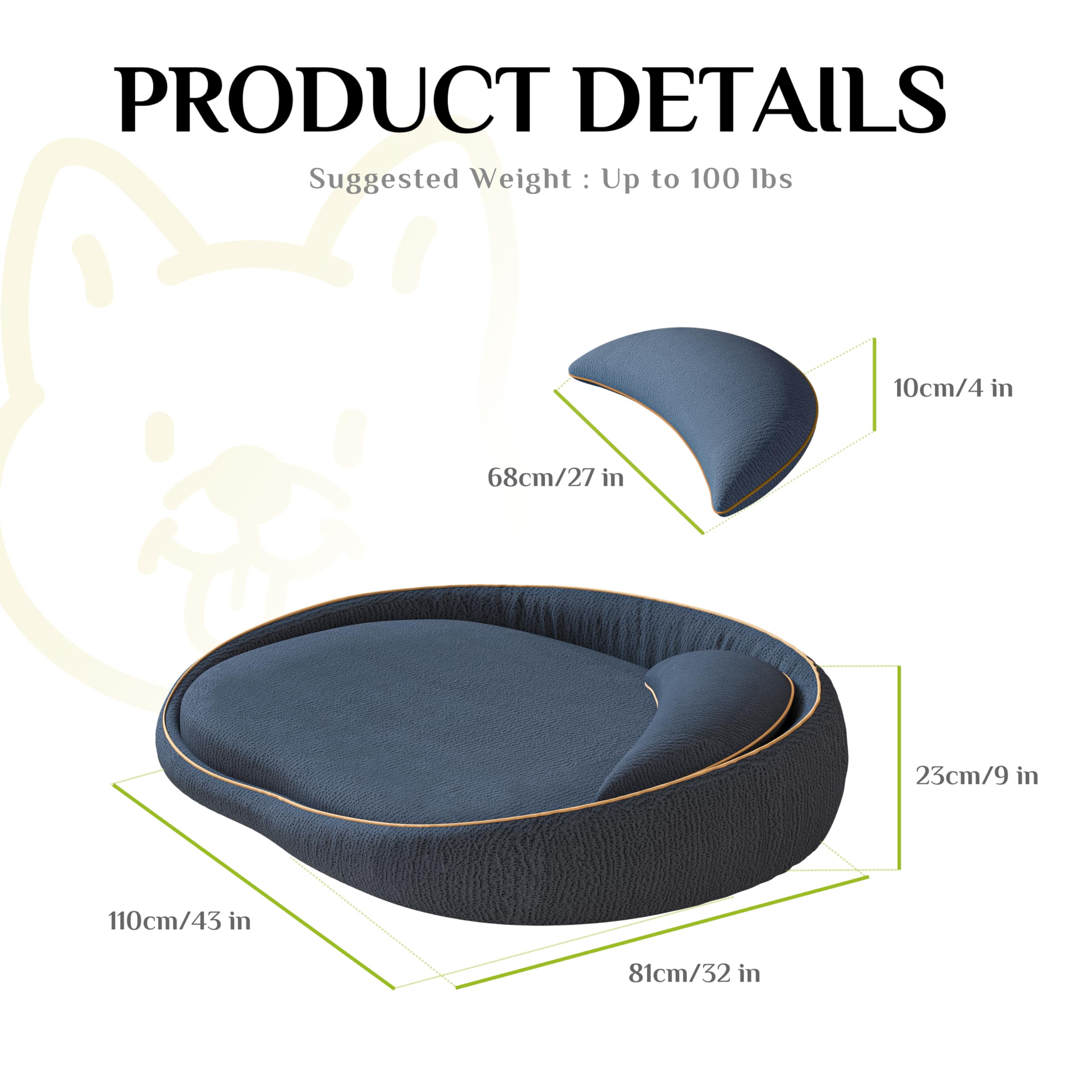 Orthopedic Dog Bed Extra Large