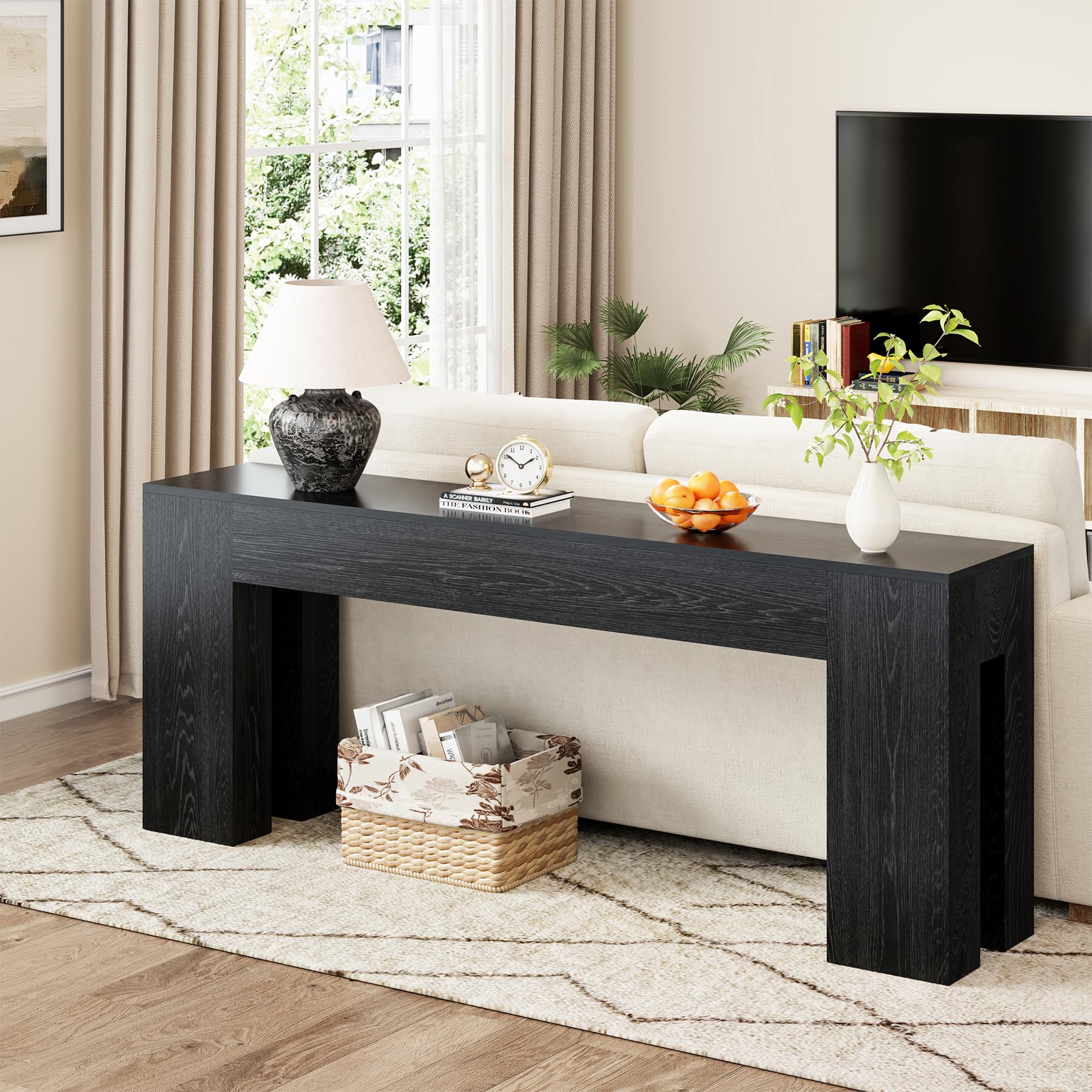 79-Inch Farmhouse Console Table