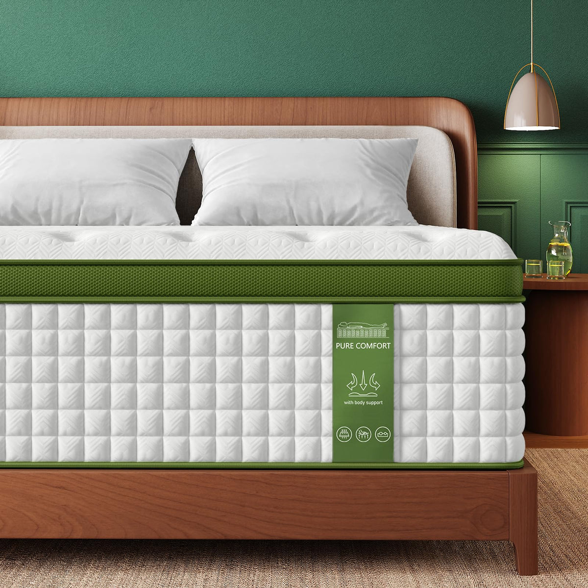 14 Inch Cooling Gel Hybrid Queen Mattress