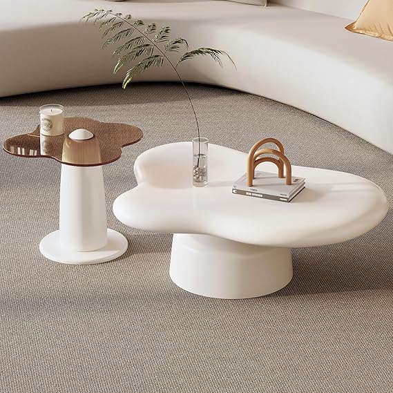 Round Nesting Coffee Table Set of 2