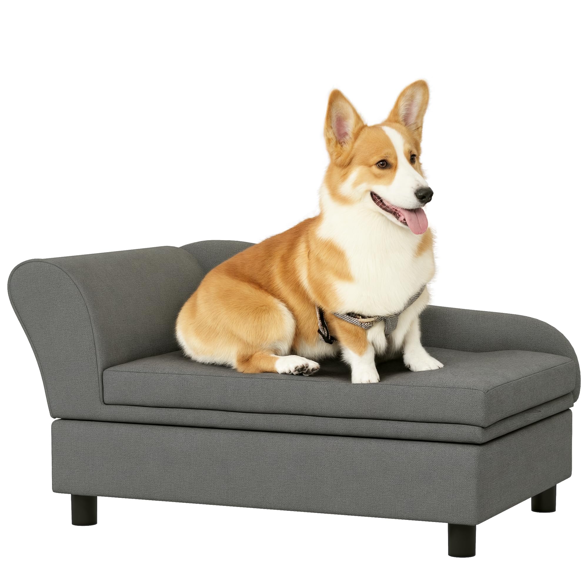 Pet Sofa with Storage for Small Dogs