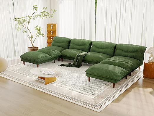 4-in-1 Convertible Futon Sofa Bed with Adjustable Backrest
