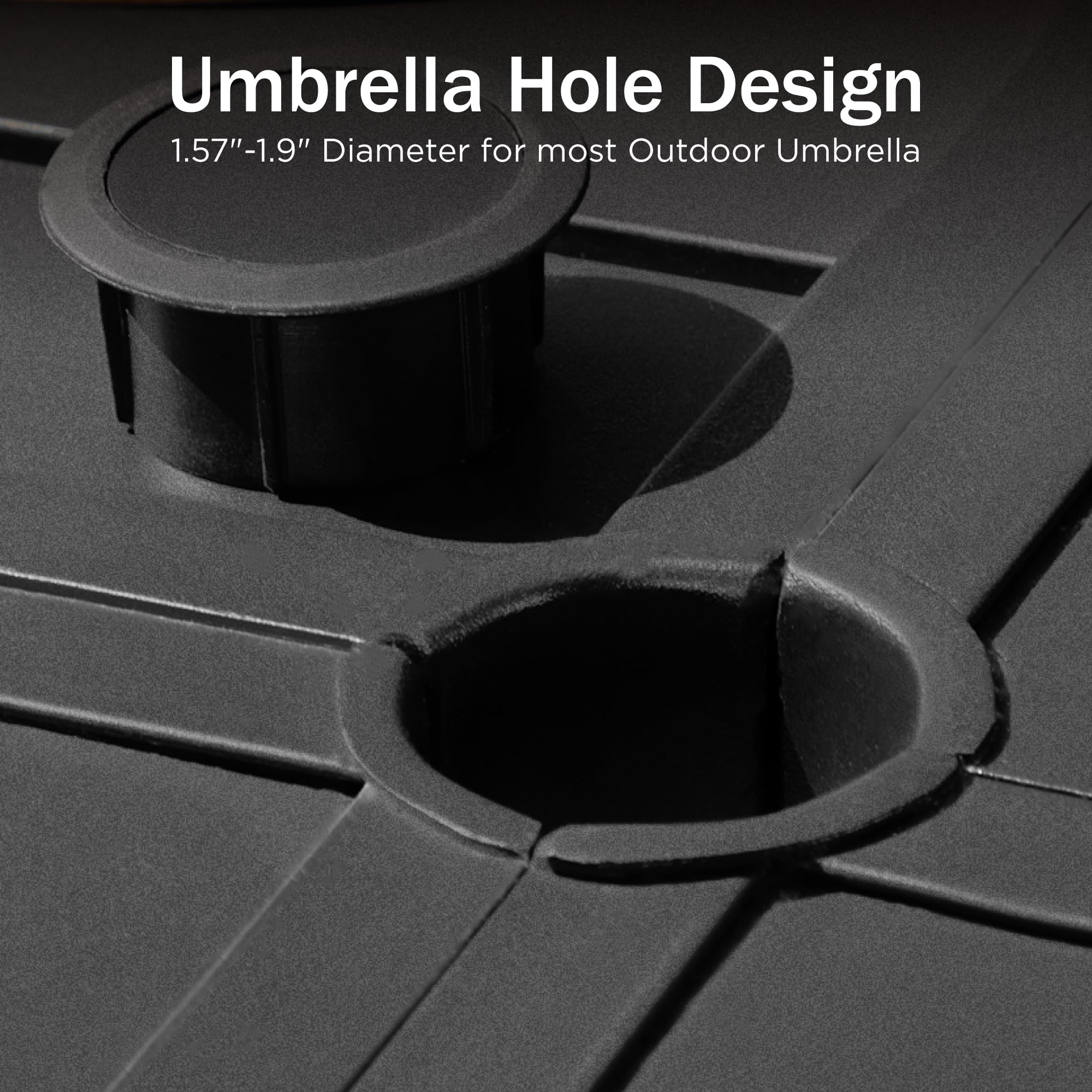 Large Outdoor Square Dining Table for 8