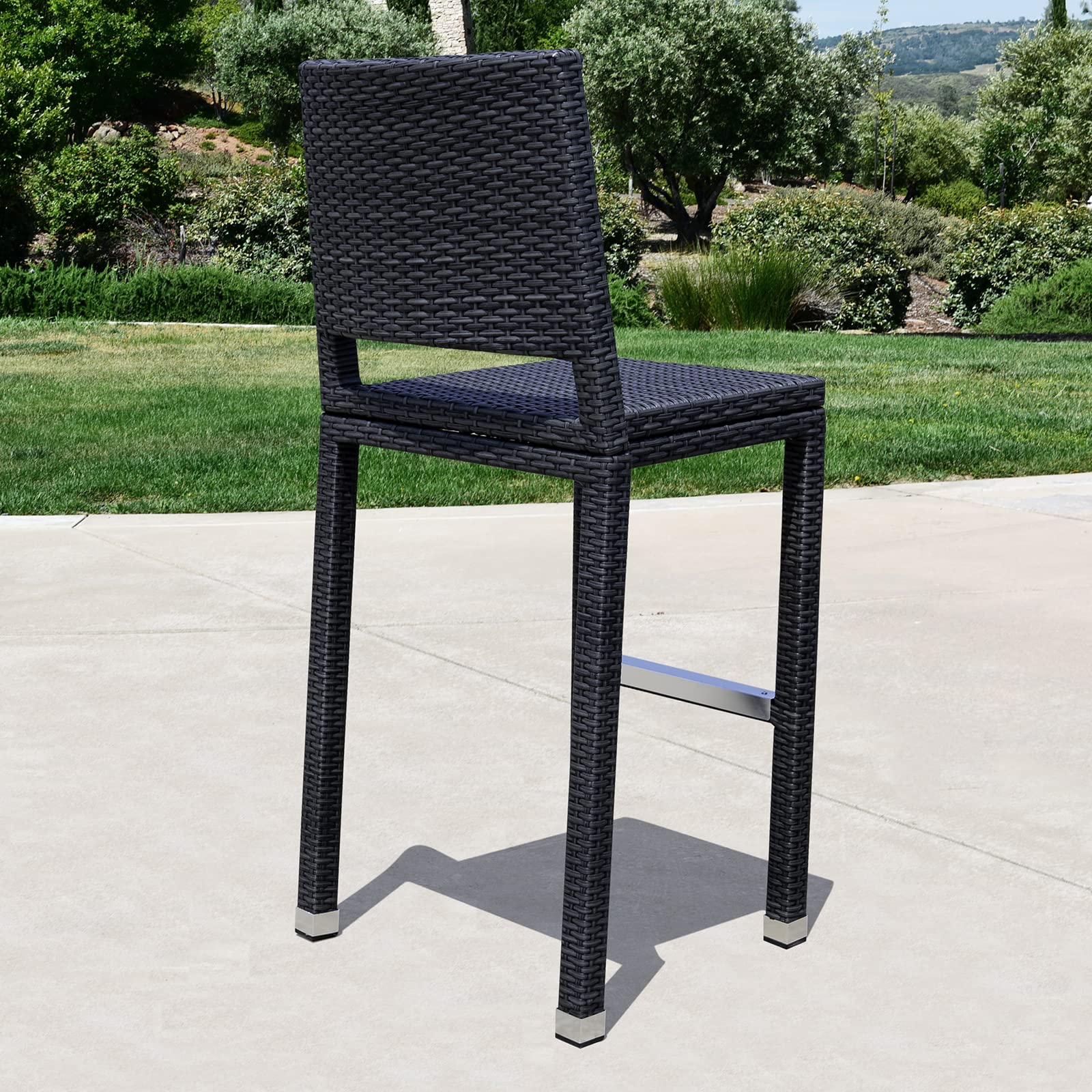 30" Outdoor Patio Bar Stools Set of 4