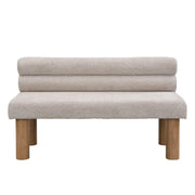 Wally Boucle Upholstered Dining Bench