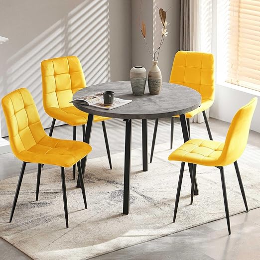 5-Piece Dining Set with 4 Chairs