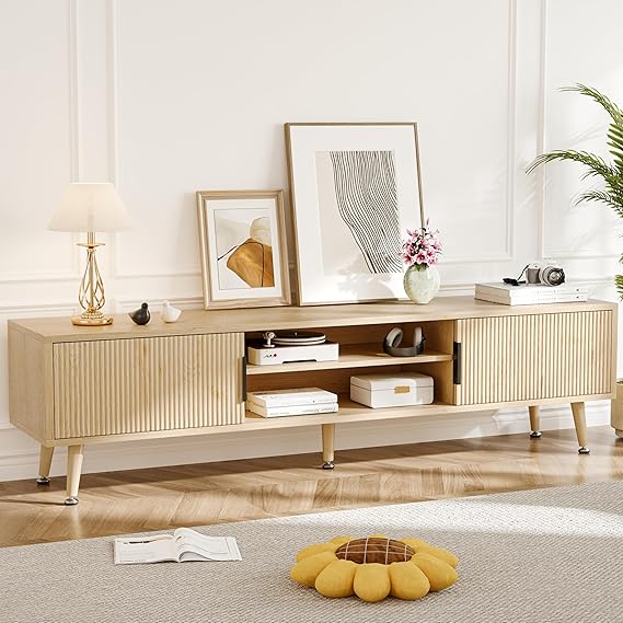 Mid Century TV Stand for TVs up to 70 Inches