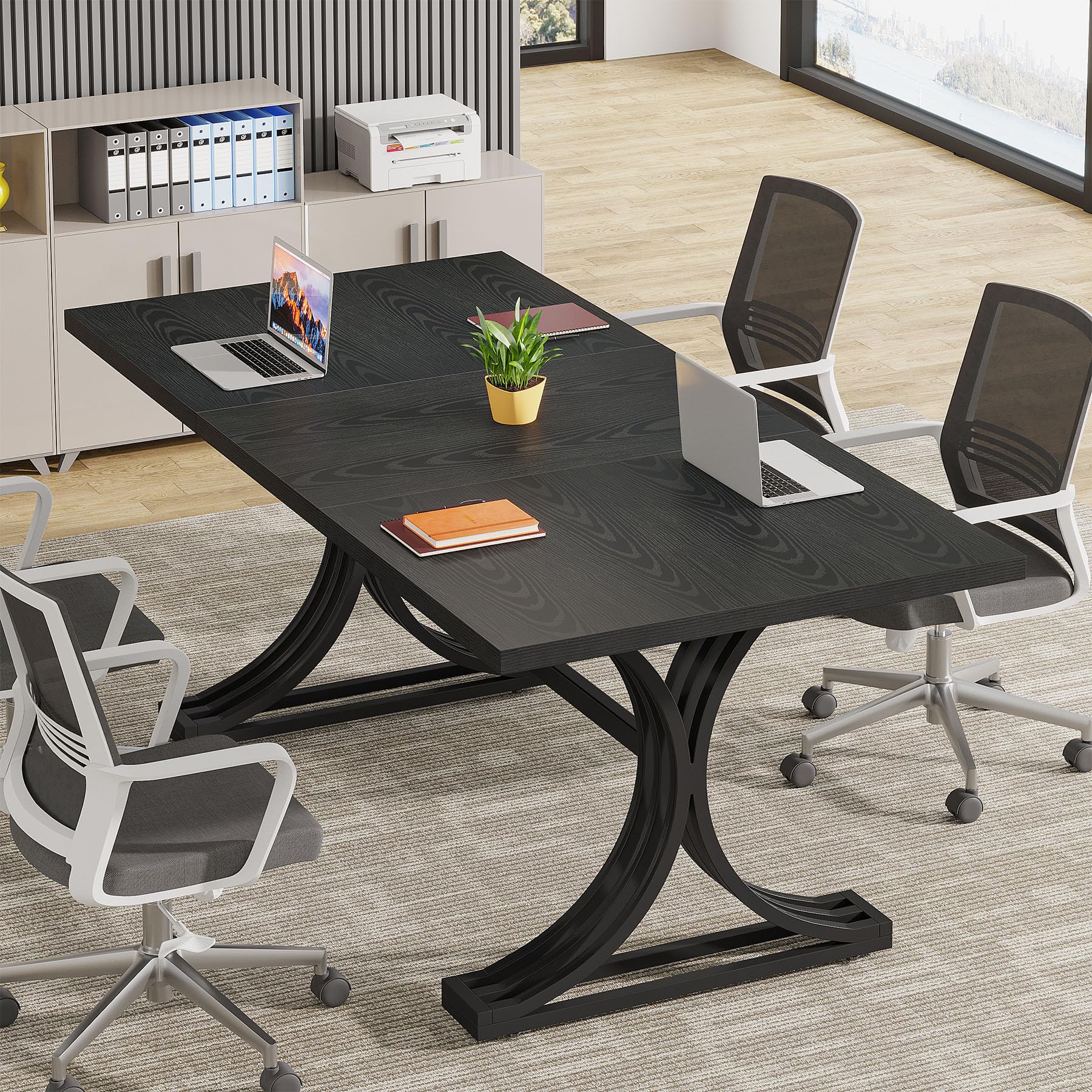 10.5FT Conference Table for 8-10 People