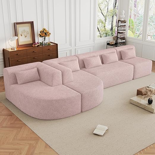 Modular Sectional Sofa with Chaise Lounge