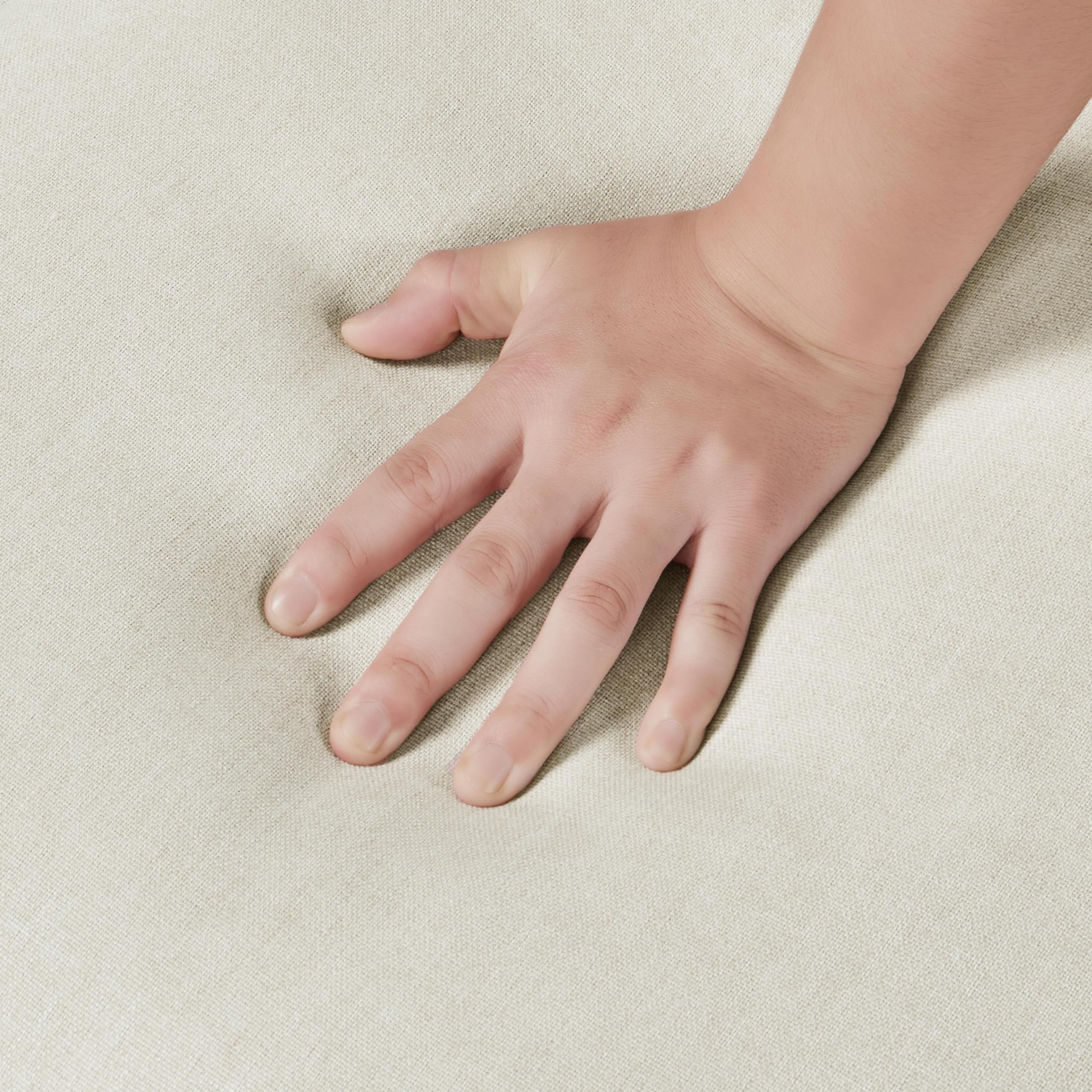 Upholstered Dining Chairs Set of 4 with Mid Back Padded Seat