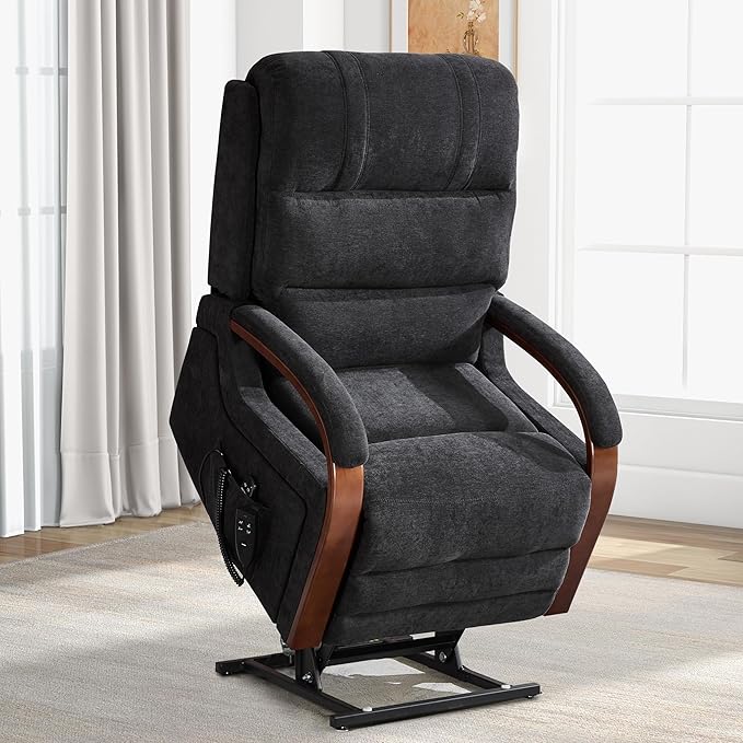 Dual Motor Power Lift Recliner Chair with Massage and Heat