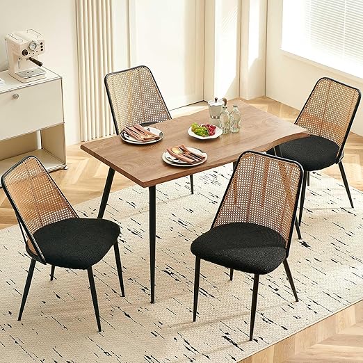 5-Piece Dining Table Set with 4 Chairs