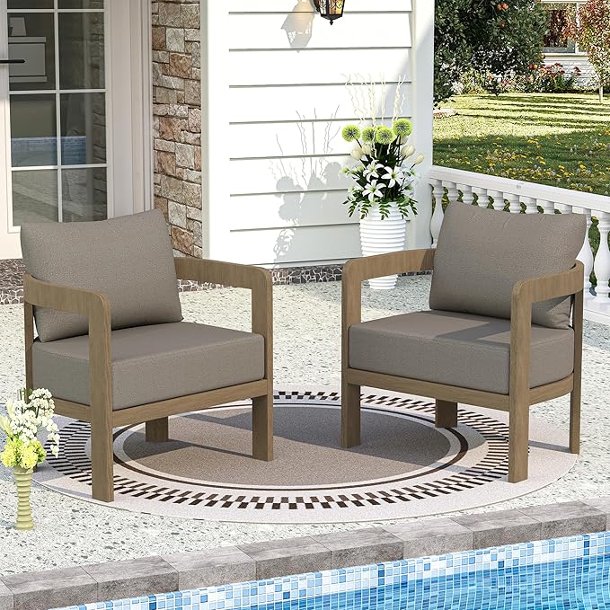 5-Piece Outdoor Patio Conversation Set with Cushions