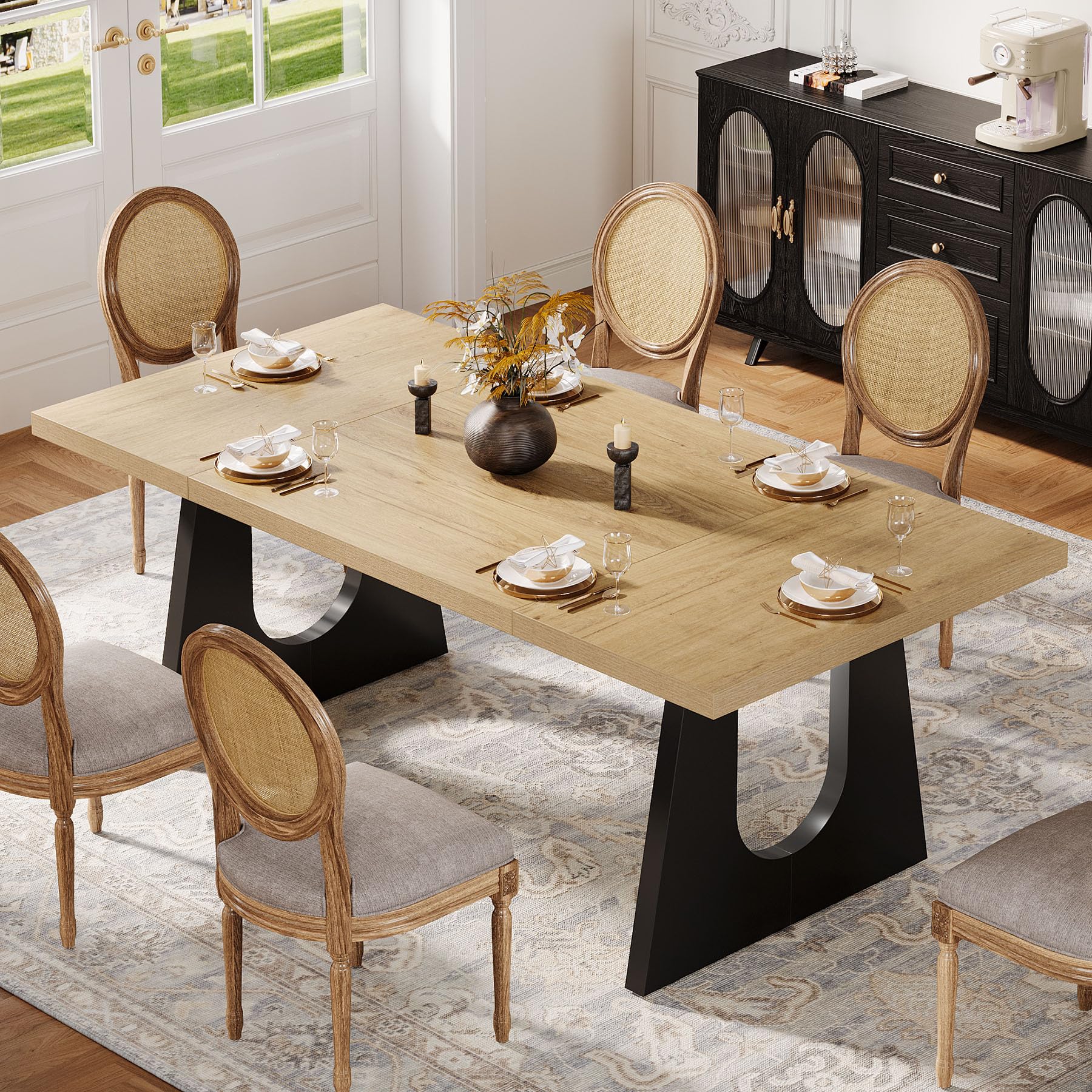 Large Dining Table for 6-8 People