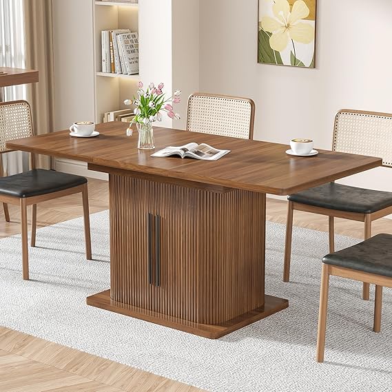 Extendable Dining Table with Storage