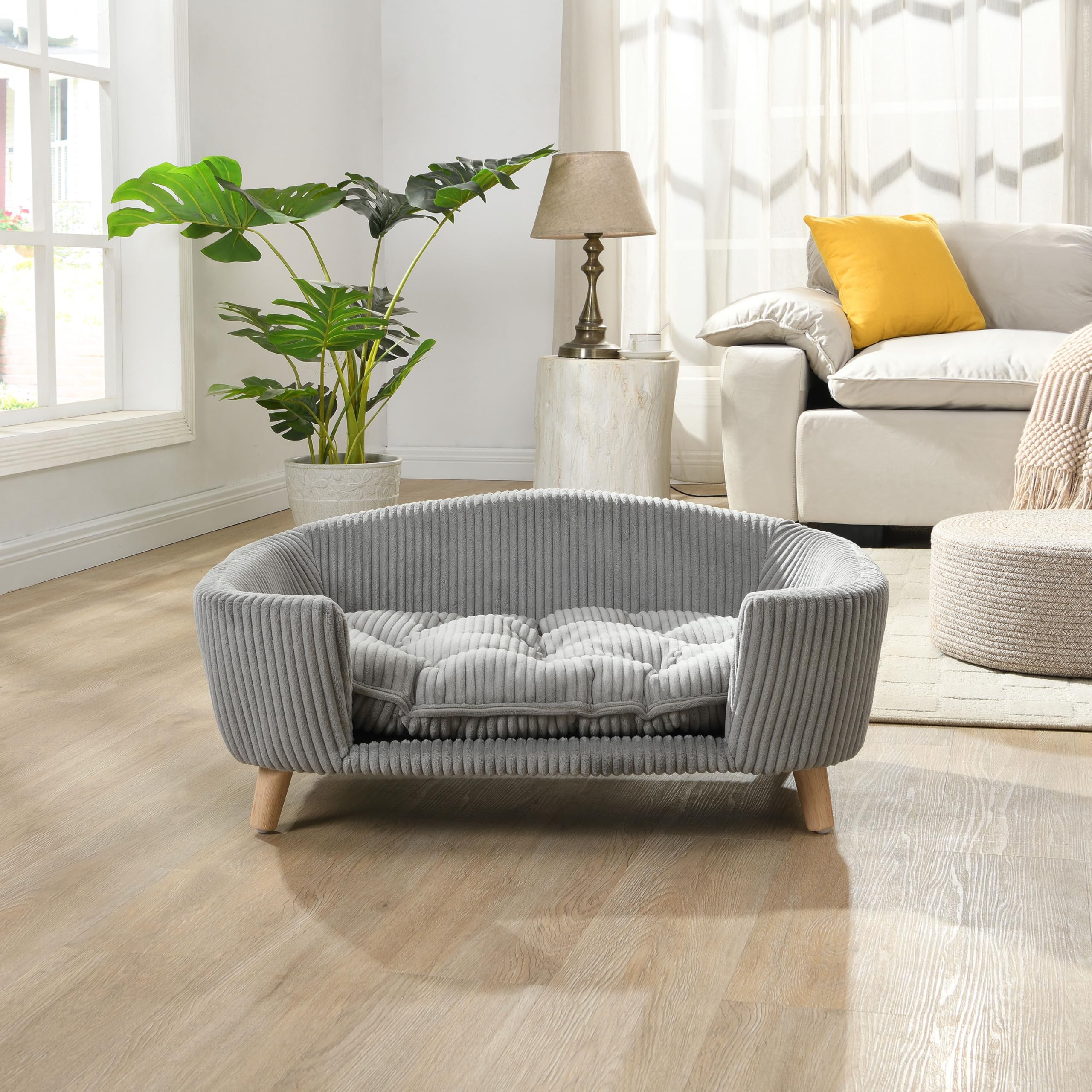 Elevated Orthopedic Dog Bed with Memory Foam